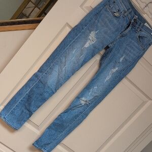 rag & bone Light Blue Straight Leg Jeans